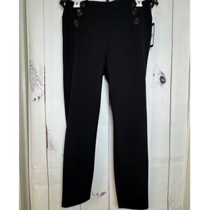 Woman's Black High‎ Waisted Trousers/Dress Pants / Size Medium / Sku0048